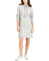 Charter Club French Terry Hoodie Dress, Created For Macy's - Gray