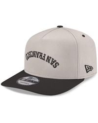 KTZ - Cream/black Arizona Diamondbacks Upside Down City Name A-frame 9fifty Snapback Hat - Lyst