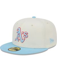 KTZ - White And Light Blue Los Angeles Dodgers Spring Basic Two-tone 9fifty Snapback Hat - Lyst