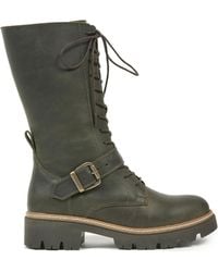 Celtic & Co. - Strap Detail Mid Calf Boot - Lyst