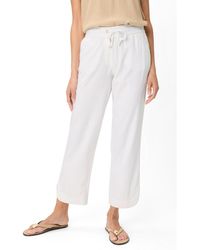 Olsen - Mona Fit Pull-on Linen Blend Pant - Lyst