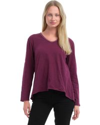 Wilt - Wilt Metallic Thread V-neck Tee - Lyst
