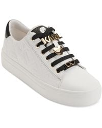 Karl Lagerfeld - Cate Karl Box Lace-up Low-top Sneakers - Lyst