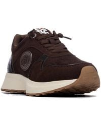 Xti - Refresh Suede Flat-sole Sneakers - Lyst
