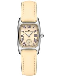 Hamilton - Swiss American Classic Small Second Leather Strap Watch 24x27mm - Lyst
