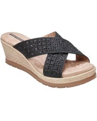 Gc Shoes - Malia Embellished Wedge Sandals - Lyst