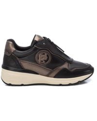 Xti - Carmela Collection Leather Casual Sneakers By - Lyst