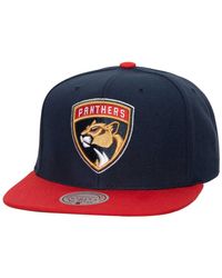 Mitchell & Ness - Florida Panthers Core Team Ground 2.0 Snapback Hat - Lyst