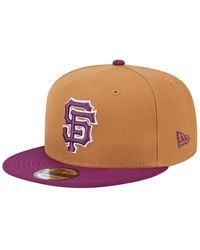 KTZ - Brown/purple San Francisco Giants Color Pack Two-tone 9fifty Snapback Hat - Lyst