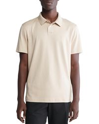 Calvin Klein - Short Sleeve Supima Cotton Polo Shirt - Lyst