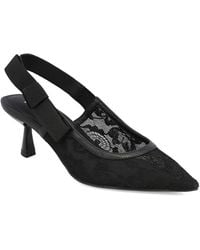 MIA - Naida Slingback Kitten Heel Mesh Pumps - Lyst