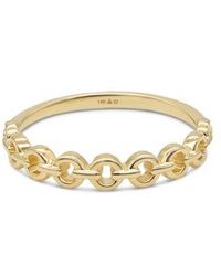 DEVATA - Cable Link Ring In 14k Size 8 Approx. 1.7 Grams - Lyst