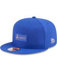 KTZ - New England Patriots 2025 Sideline Throwback Split Panel 9fifty Snapback Hat - Lyst