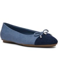 Anne Klein - Luci Cap Toe Ballet Flats - Lyst