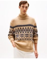 Tommy Hilfiger - Fairisle Wool Roll Neck Sweater - Lyst