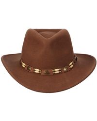 Scala - Crush Felt Tracker Hat - Lyst