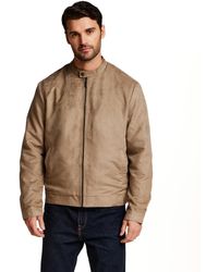 Weatherproof - Moto Microsuede Jacket - Lyst