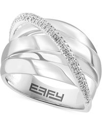 Effy - Effy Diamond Crossover Multirow Ring (1/4 Ct. T.w. - Lyst