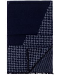 Ted Baker - Houndstooth Silk Wrap Scarf - Lyst