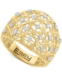 Effy - Effy Diamond Lattice Openwork Statement Ring (1/4 Ct. T.w. - Lyst