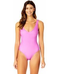 Coppersuit - Lace Up Compression One Piece Swimsuit - Lyst