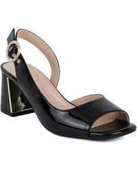 Jones New York - Ondree Slingback D'orsay Peep Toe Block Heel Sandals - Lyst