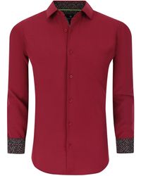 Tom Baine - Slim Fit Performance Solid Button Down Shirt - Lyst
