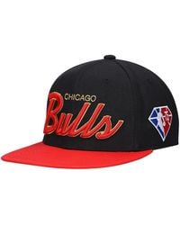 Mitchell & Ness - Chicago Bulls Nba 75th Anniversary Snapback Hat - Lyst