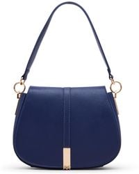Anne Klein - Convertible Strap Small Saddle Bag - Lyst