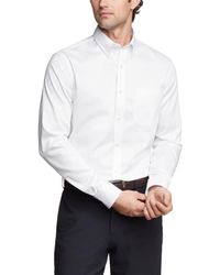 Tommy Hilfiger - Th Flex Regular Fit Wrinkle Resistant Stretch Twill Dress Shirt - Lyst
