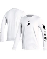 adidas - Juventus Team Crest Long Sleeve T-shirt - Lyst