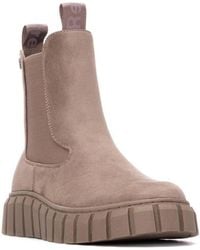Xti - Comfort Chelsea Suede Booties Refresh Collection By - Lyst