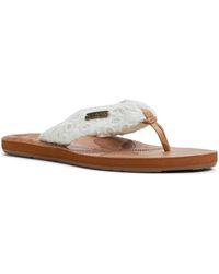 Roxy - Tulum Slip-on Flat Sandals - Lyst