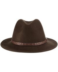 Scala - Crush Felt Safari Hat - Lyst