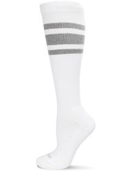 Memoi - Striped Athletic Cushion Sole Compression Knee Sock - Lyst