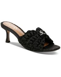 Sam Edelman - Paisley Knotted Silk Embellished Dress Sandals - Lyst