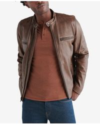 Men's Lucky Brand Leather jackets from $224 | Lyst