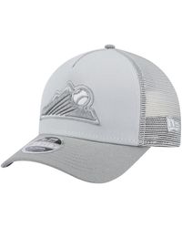 KTZ - Colorado Rockies Color Pack A-frame 9forty Trucker Adjustable Hat - Lyst