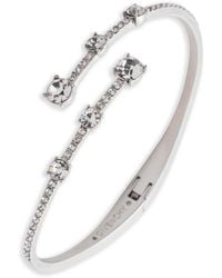 Givenchy - Crystal Stone Gold-tone Bangle Bracelet - Lyst