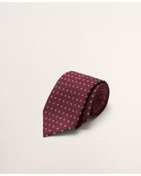 Mango - Silk Patterned Tie - Lyst