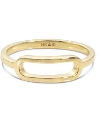 DEVATA - Loop Ring In 14k Size 8 Approx. 2.4 Grams. - Lyst