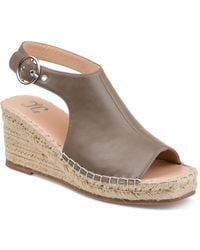 Journee Collection - Crew Espadrille Sandals - Lyst