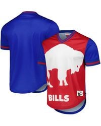 Mitchell & Ness - Buffalo Bills Jumbotron 3.0 Mesh V-neck T-shirt - Lyst