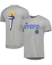 adidas - New York City Fc Team Jersey Hook Aeroready T-shirt - Lyst