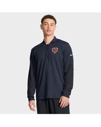 Nike - Chicago Bears Sideline Feel The Pressure Performance Half-zip Pullover Sweatshirt - Lyst