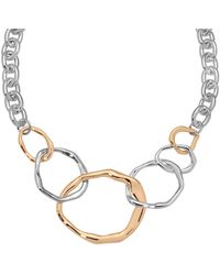 Ettika - Interlocking Golden Chain Necklace - Lyst