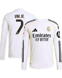 adidas - Jude Bellingham Real Madrid 2025/26 Home Authentic Long Sleeve Jersey - Lyst