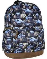 MONSTER JAM - Backpack All-over Print Megalodon Truck Design School Book Bag - Lyst