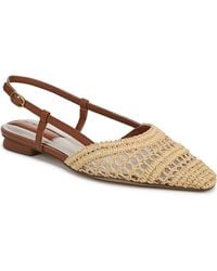 Franco Sarto - Riona Snip Toe Slingback Flats - Lyst