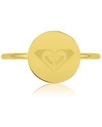 Roxy - Waterproof Yellow Triangular Heart Ring - Lyst